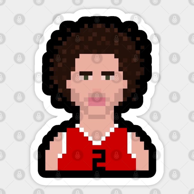 Lonzo ball 8bit Sticker by Roti Kodok Art